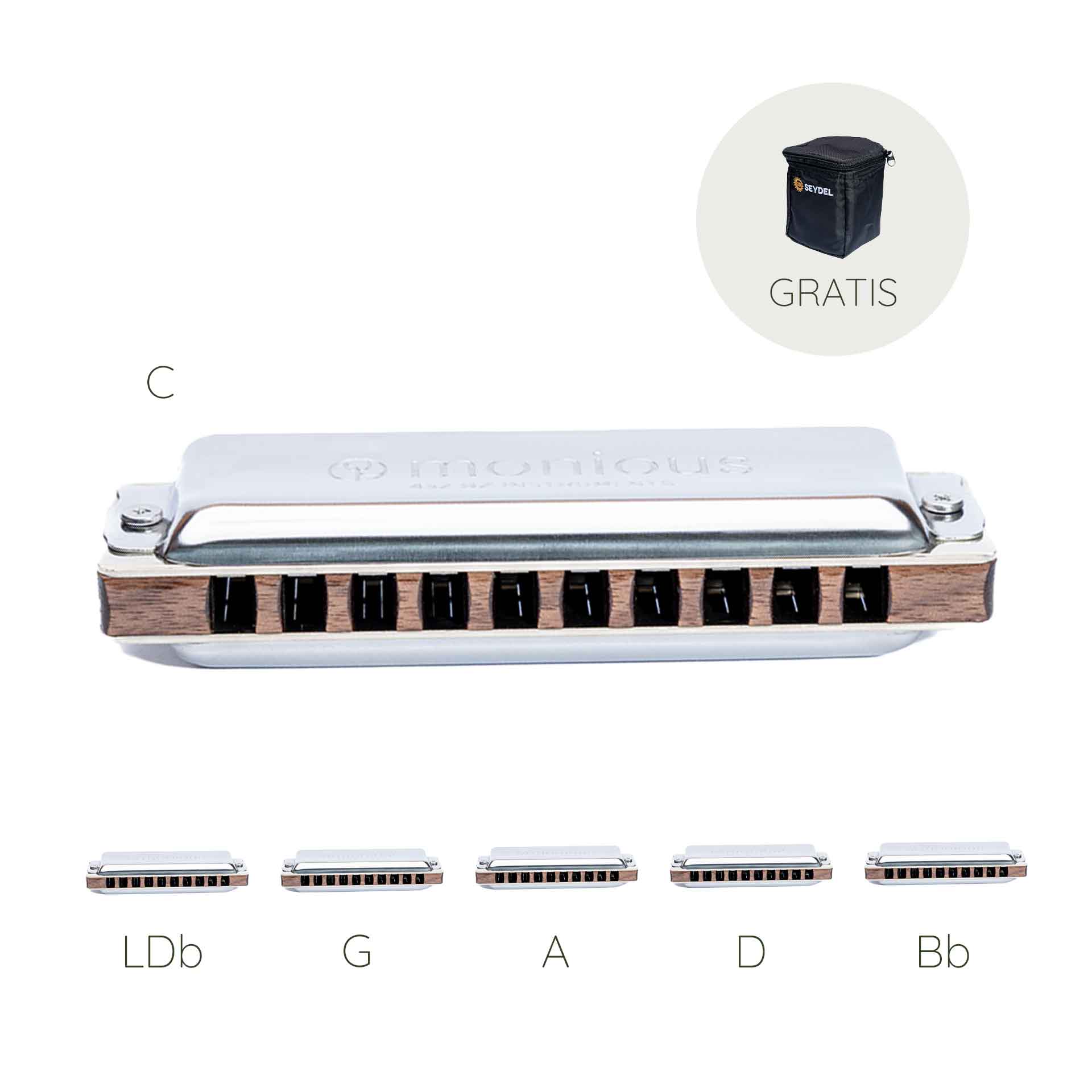 Monious Forest Sixpack 432 Hz Mundharmonikas Monious Forest Sixpack 432 Hz Mundharmonikas